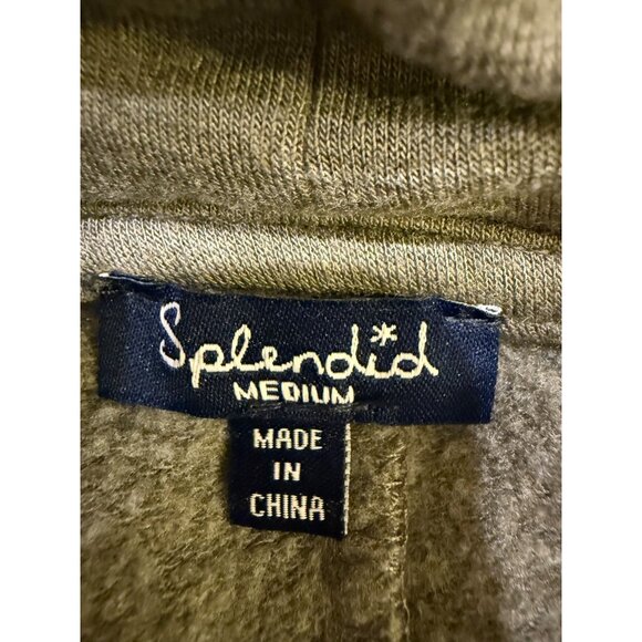 Splendid Womens Olive Green Long Sleeve Turtleneck Sweater Medium - Picture 3 of 11